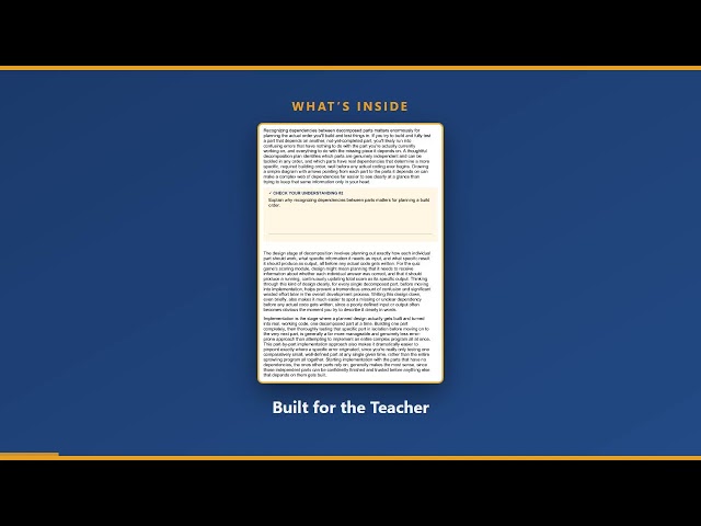 Grade 7 Computer Science: Decompose the Complex — 7.AP.M.01