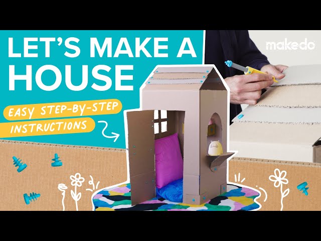 How to Make a Cardboard Box House | Easy DIY Tutorial