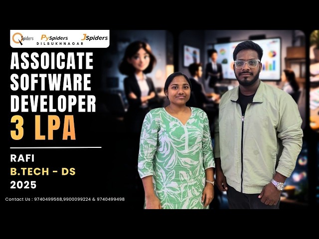 A Placement Journey Through Q,J & PySpiders Dilsukhnagar | Associate Software Engineer | 3 LPA |