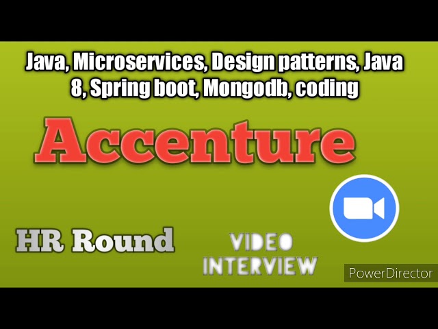 Selected | Accenture JAVA telephonic interview Technomanagerial round for experienced 5 years