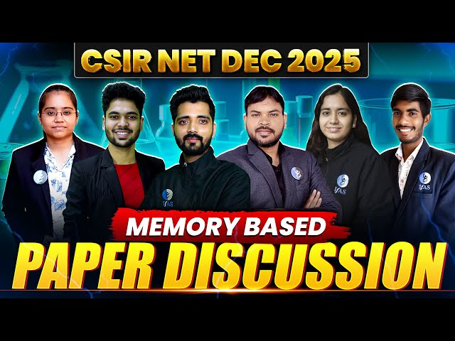 CSIR NET Chemistry Memory Based Questions Practice Dec 2025 | Must Watch!
