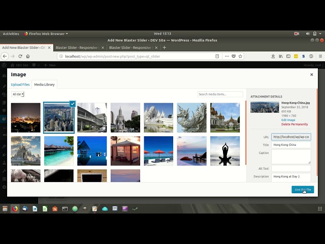 Blaster Slider Responsive Image Touch Slider WordPress Plugin