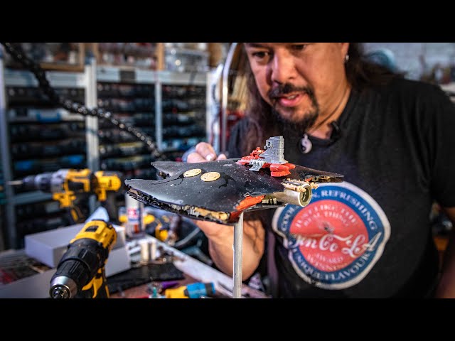 How to Kitbash a Miniature Spaceship Model!