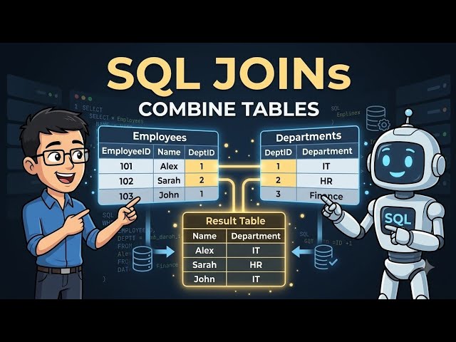 SQL JOINs Explained | Combine Data from Multiple Tables