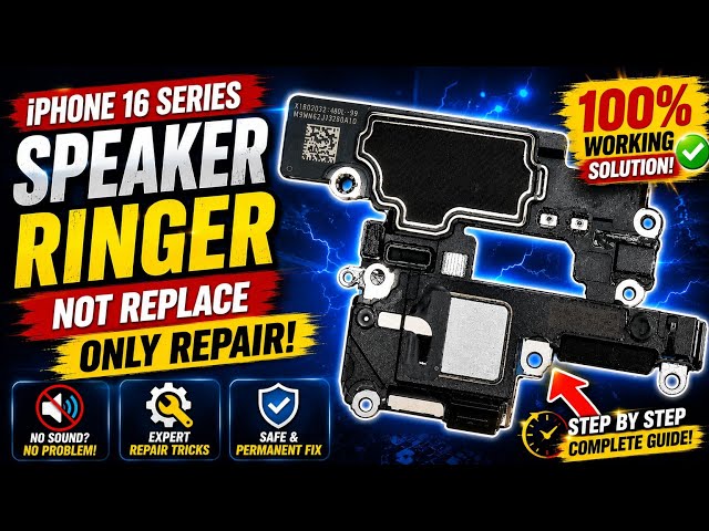 iPhone Speaker/Ringer Not Working? Replace Mat Karo! Ye Dekho 😱