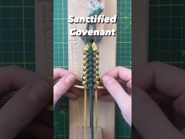 Sanctified Covenant Paracord | Short tutorial | Paracord Bracelet Knot For Beginners