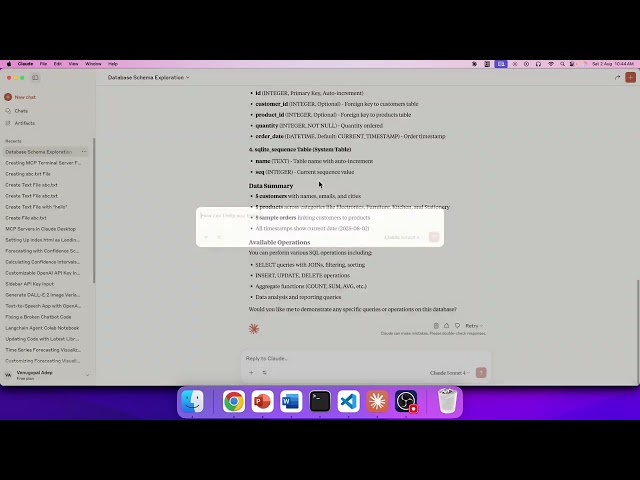 MCP Database Server Starter