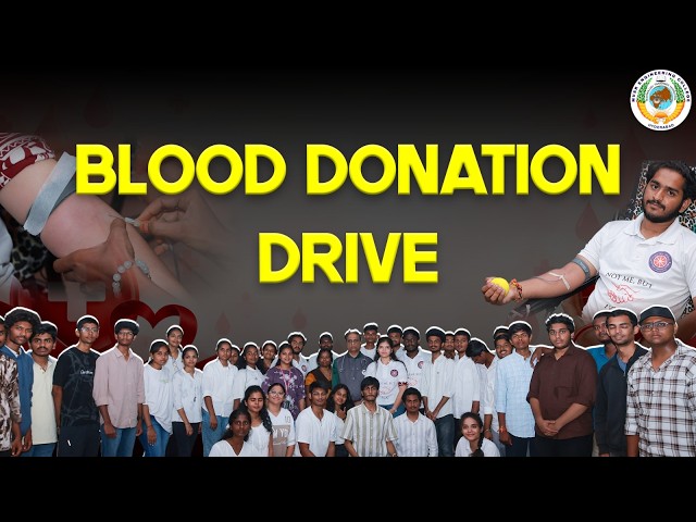MVSR Engineering College Blood Donation Camp | MVSREC | Blood Donation Drive | Save Lives