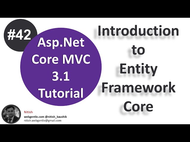 (#42) What is Entity Framework Core | Asp.Net Core tutorial