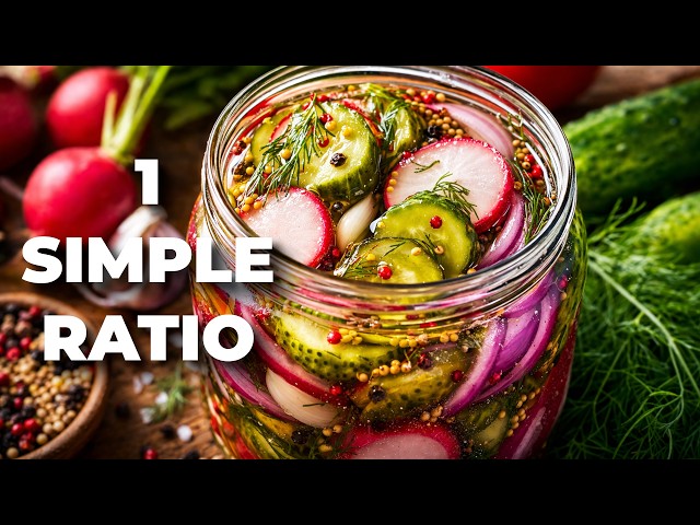 How to Pickle Anything (This Ratio Works Everytime)