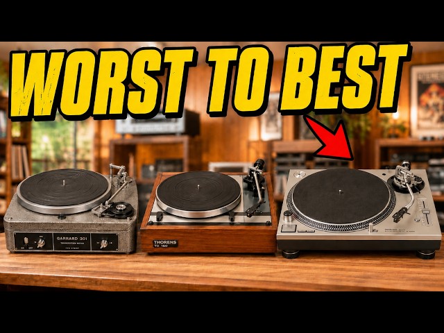 9 Vintage Turntable Brands Ranked From WORST to BEST