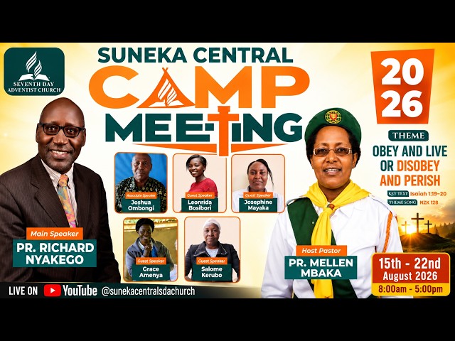 SUNEKA CAMP MEETING EVENING PROGRAMME || 2026 || DAY 5