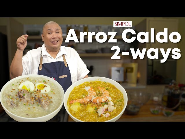 Arroz Caldo Recipe perfect for any day!| Chef Tatung