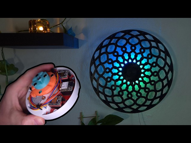 Moire disc - 3D printed kinetic sculpture