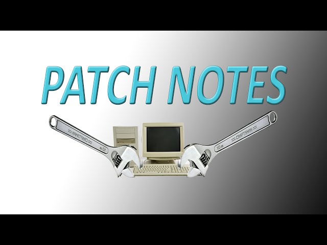 Patch Notes