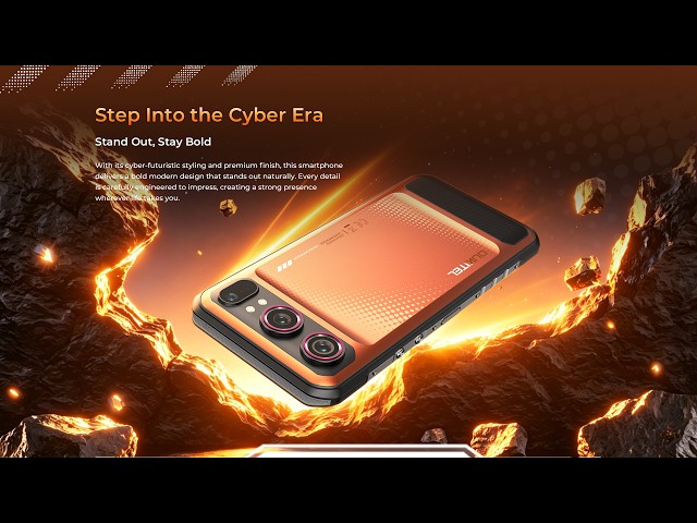 Cyber Looks. Rugged Power. The OUKITEL WP68 Air Changes Everything.#oukitel #WP68Air #ruggedphone