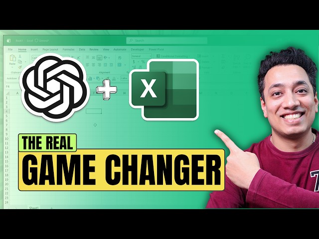 AI + Excel Masterclass (10x Your Excel Skills)
