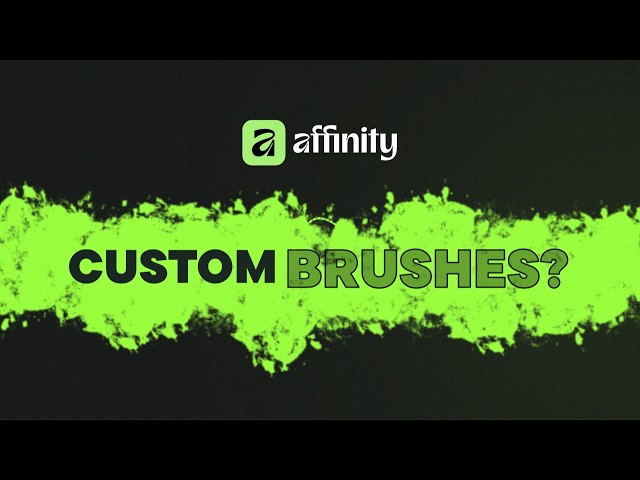 How to Create Custom Brushes from Images in Affinity by Canva 🖌️