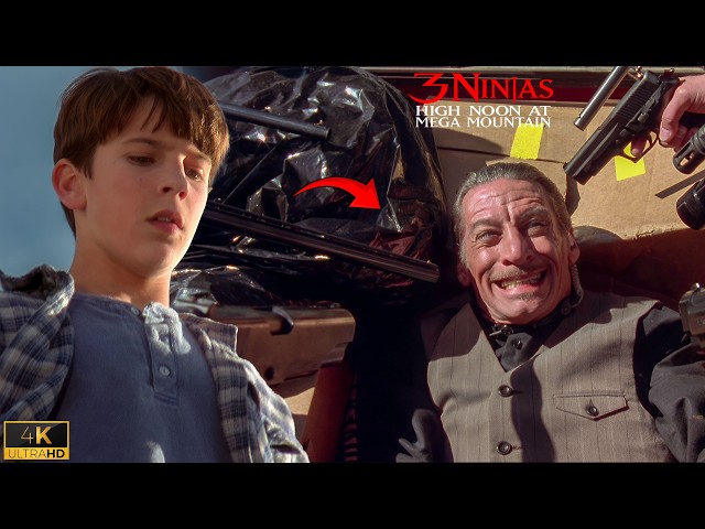 A Dangerous Encounter for the 3 Ninjas | 3 Ninjas: High Noon at Mega Mountain (1998)
