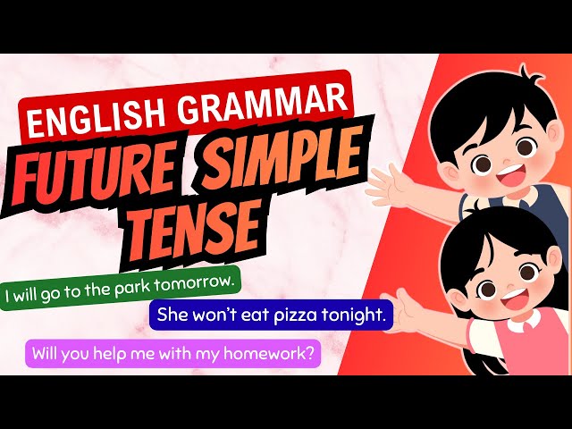 Future Simple Tense | 12 English Tenses | Grammar Lesson for Kids