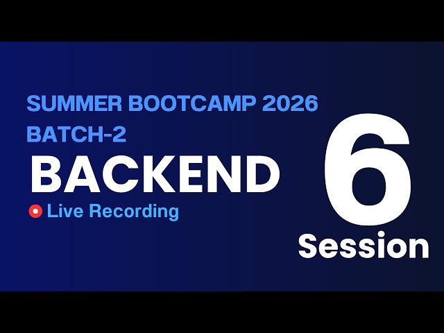Backend Session 6
