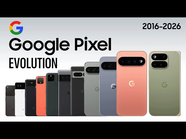 Evolution of Google Pixel