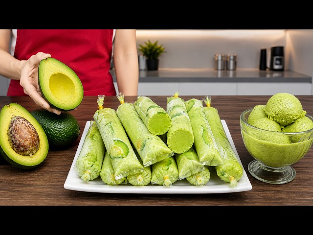 Did You Know This Avocado Ice Cream Trick? I've Never Had Ice Cream This Delicious! | Tracy Tips