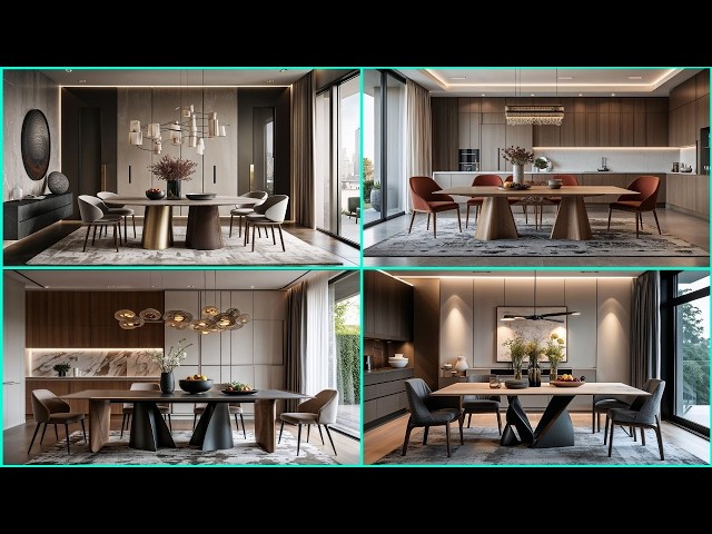 Modern Dining Table Design | Stunning Furniture Ideas for Beautiful Dining Room Spaces
