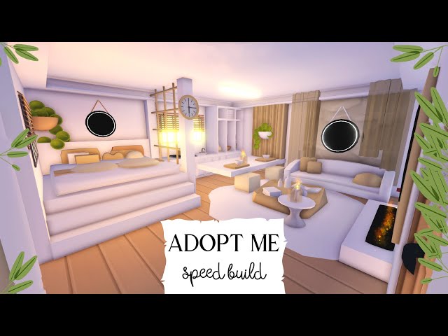 RUSTIC TINY HOUSE - Adopt Me speed build ROBLOX