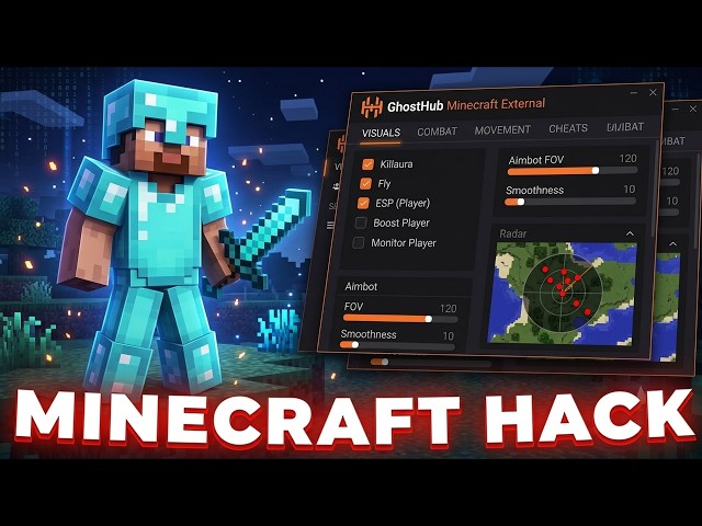Minecraft Hack 2026 | Free Undetected Aimbot ESP Wallhack PC