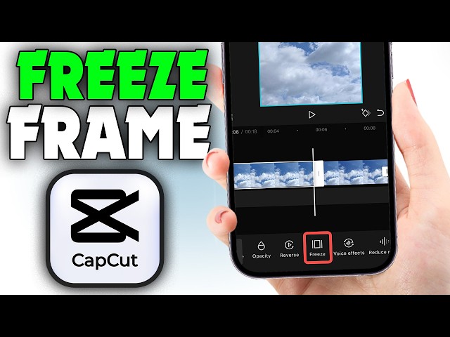How to Create a Freeze Frame in CapCut - Step By Step