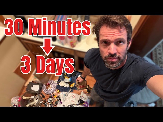 A Simple Clogged Pipe Turned Into a 3-Day Repair!