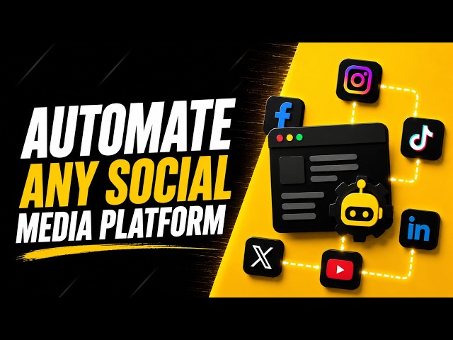 Automatiza CUALQUIER plataforma de redes sociales con IA (Tutorial completo)