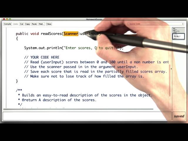 Read Scores - Intro to Java Programming