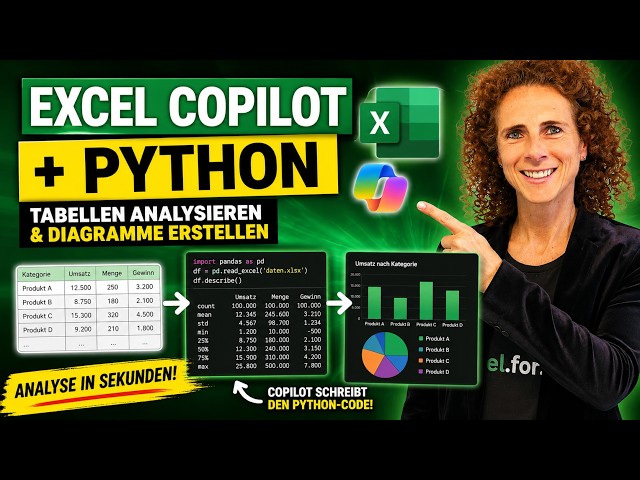 I'm Letting Excel Do Everything Automatically: Copilot + Python = Magic Analysis!