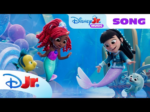 "Freezy Fun" Song from Disney Jr. Ariel - The Little Mermaid! 🧜🏻‍♀️🎵 | @disneyjr