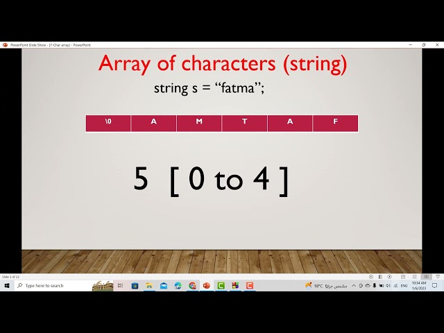 Char Array and strings in C++