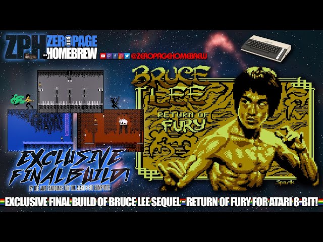 Bruce Lee Return of Fury - Exclusive Final Build for the Atari 8-Bit Computer