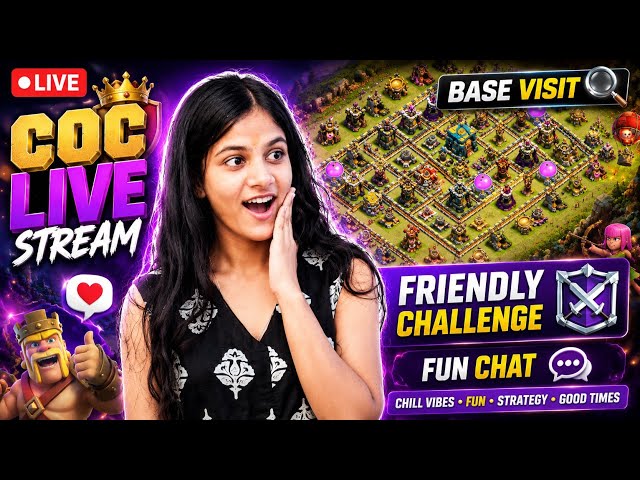 🔥 INSANE BASE VISITS + LIVE ATTACKS! 😱 | Clash of Clans LIVE