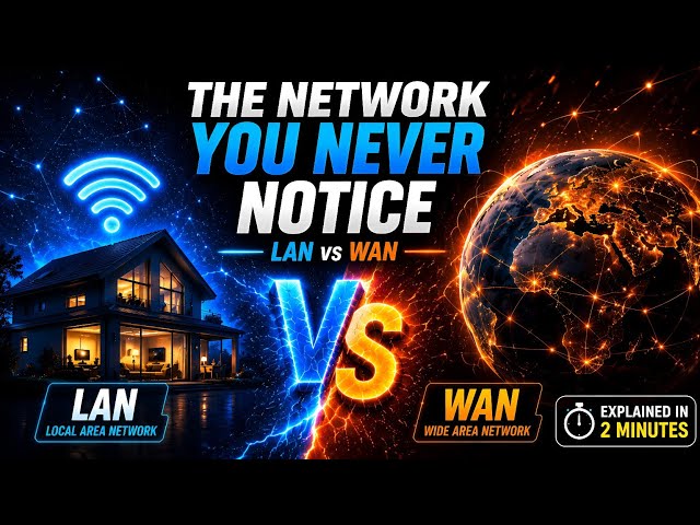 LAN vs WAN Explained in 2 Minutes | What's the Difference?