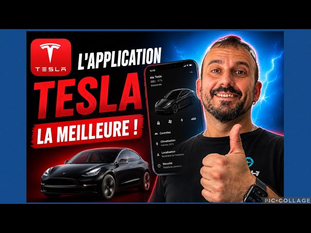 Application TESLA , c’est la meilleure ! Aperçu de ce que l’on peut faire avec 