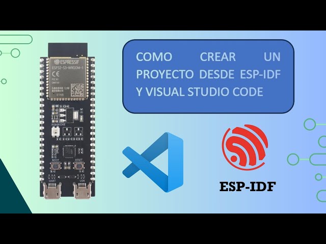 ESP32 4: Como crear un proyecto con IDF y  Visual Studio Code