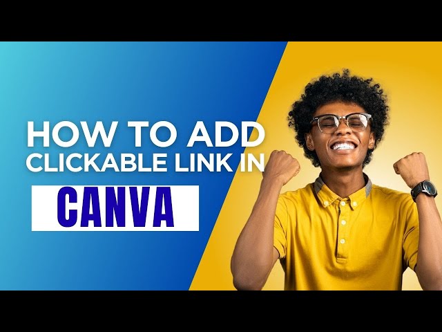 How to Add Clickable Links & Buttons in Canva – Step by Step Guide!