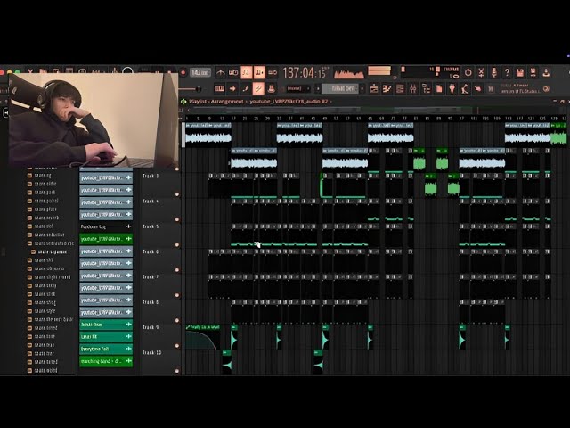 Sampling at 2am with school tmr l fl studios cookup