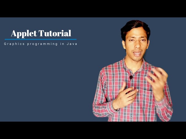 Java Applet tutorial in Hindi | What is graphics programming ? (Part-01)