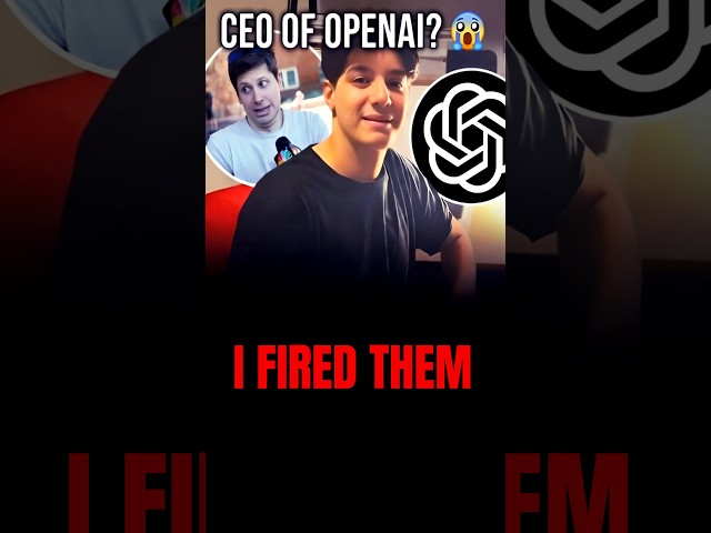 He Applied to Be OpenAI’s CEO… and They Actually Replied 🤯