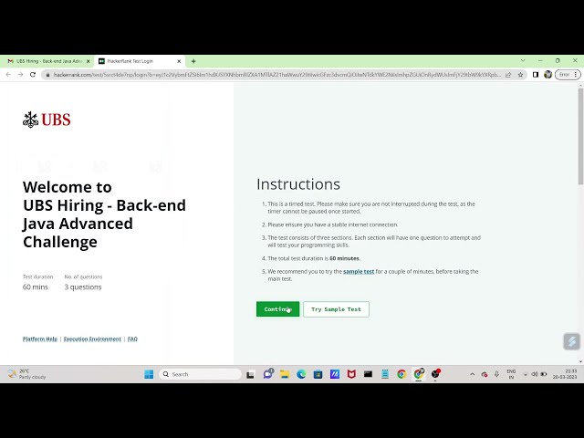 UBS Hiring Backend Java Advanced Challenge 2023 paper | UBS hiring questions 2023 latest hackerrank
