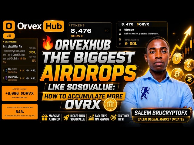 🚨 NEW Crypto Airdrop 2026! OrvexHub Bigger Than SoSoValue? 💰 How To Earn More ORVX Tokens FAST! 🔥