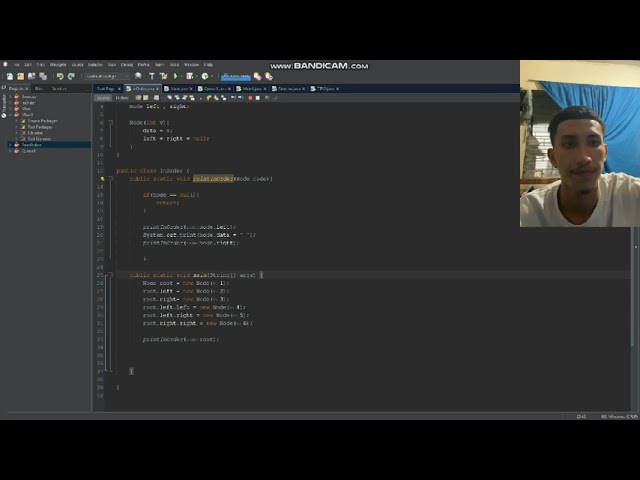 Java : TreeTraversalInOrder