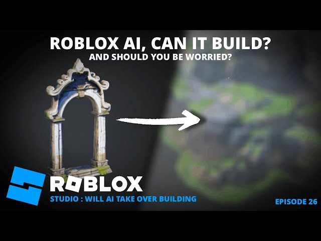 Roblox Studio - Building Tutorial | Will AI take over building?